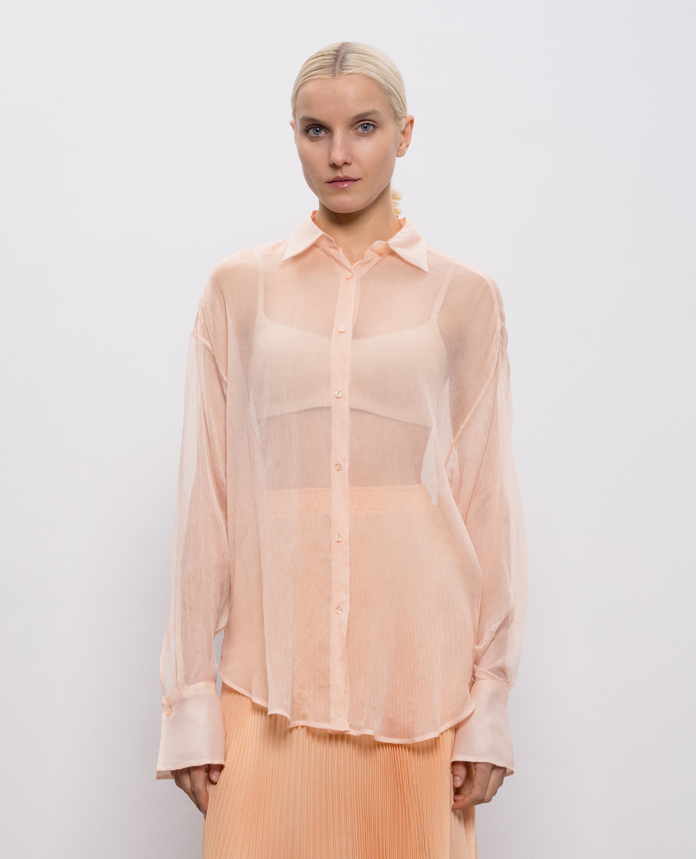 Pink silk blouse Ermanno Scervino 3