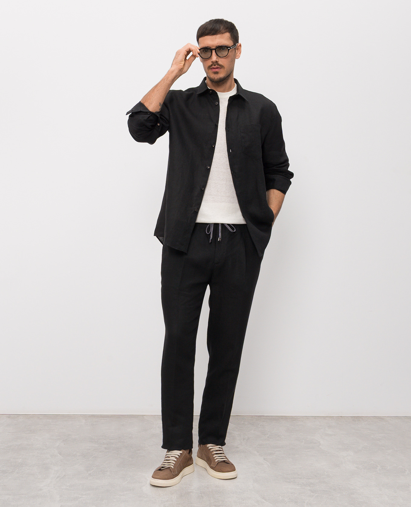 

Black linen pants Cashmere&Whiskey