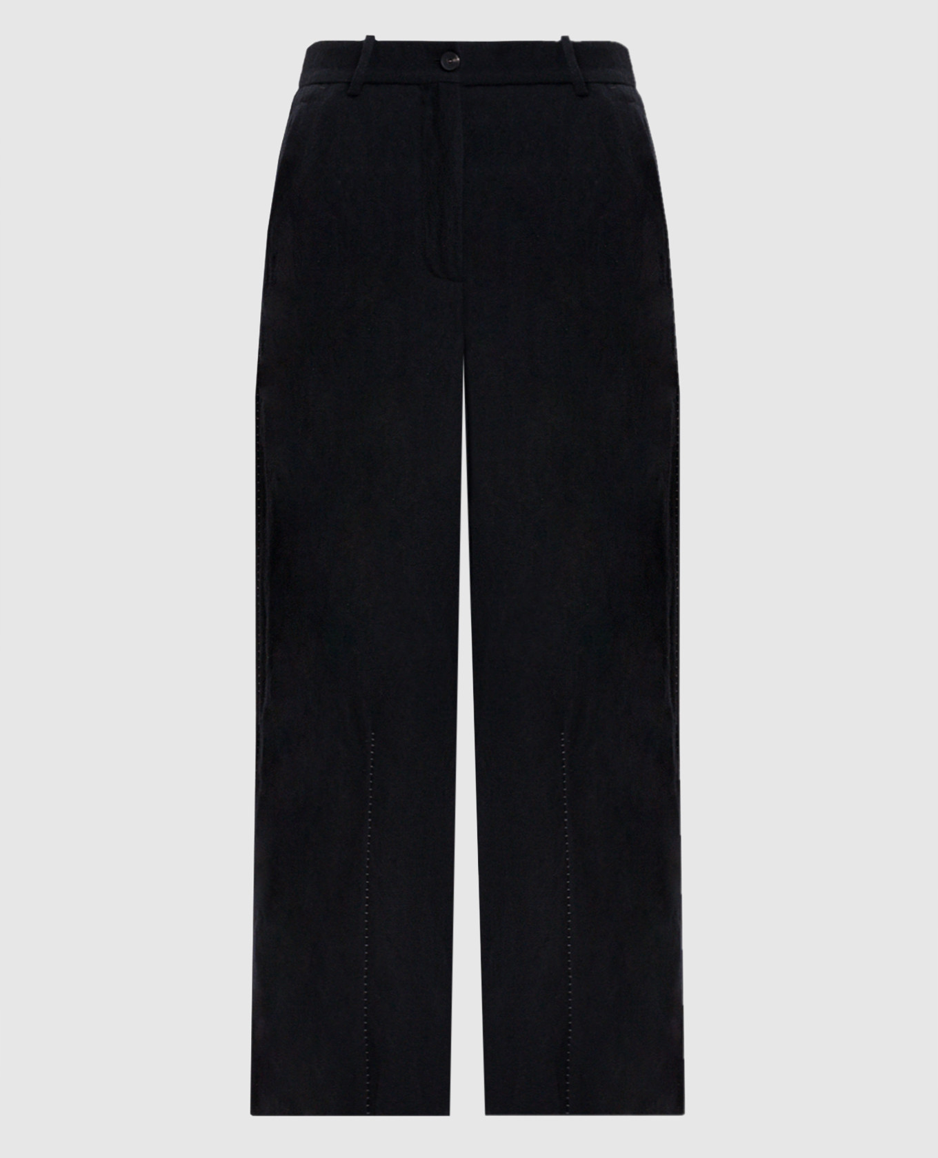 Black pants with wool