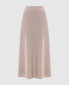 Agnona Beige cashmere skirt KG100600K080Q
