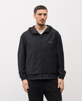 Dolce&Gabbana Black windbreaker with wool G9BSQTGK306