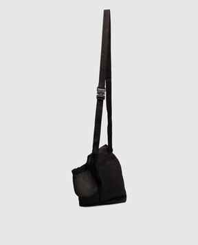C.P. Company Black bag with logo embroidery MAC228A110188G