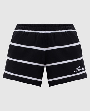 AMIRI Black striped shorts AWBMSO1025