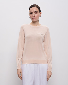 Peserico Pink wool jumper A99059F18K09169