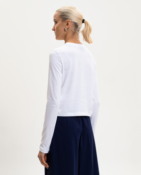 Max & Co White ELLENI jumper with logo MCOELLENI