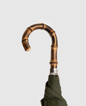 Pasotti Khaki cane umbrella OMITUO478RASOPRINCE69
