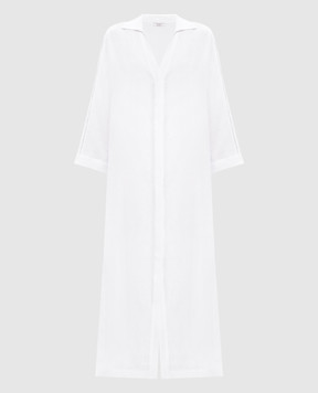 Peserico White linen shirt dress S0243102647