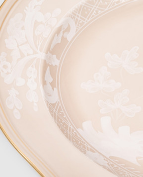Ginori 1735 Beige porcelain oval dish 003RG00FVS130010340