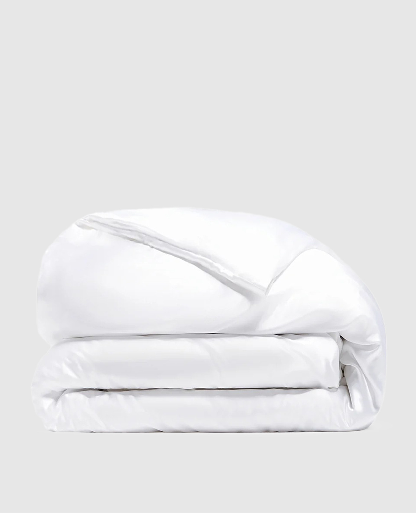 

White silk duvet cover Dore & Rose