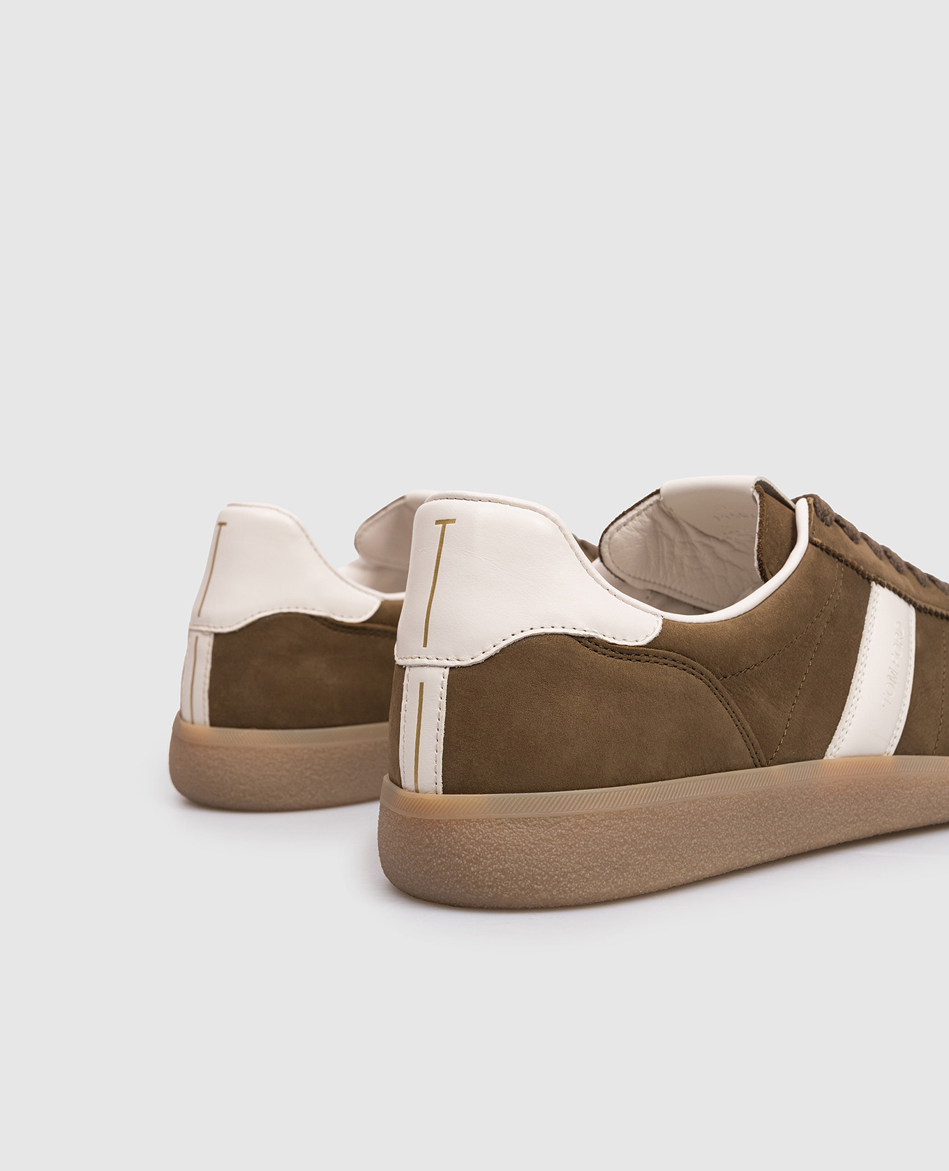Brown ARCHER nubuck sneakers Tom Ford 5