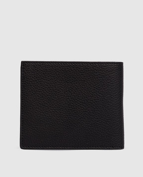 Tom Ford Black leather wallet with logo print Y0228LCL158S