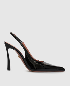 Babe Pay Pls Black patent leather slingbacks 0217156LA