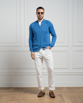 MooRER Blue Dean Cardigan DEANCSP