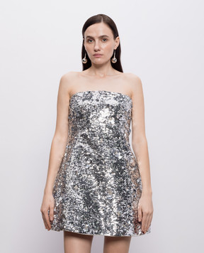 Simkhai Silver Arta sequin dress 1261000S