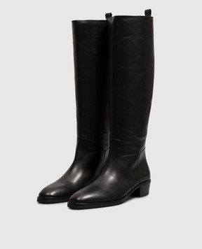 Jimmy Choo Black leather boots Mave MAVEKB45QBZ