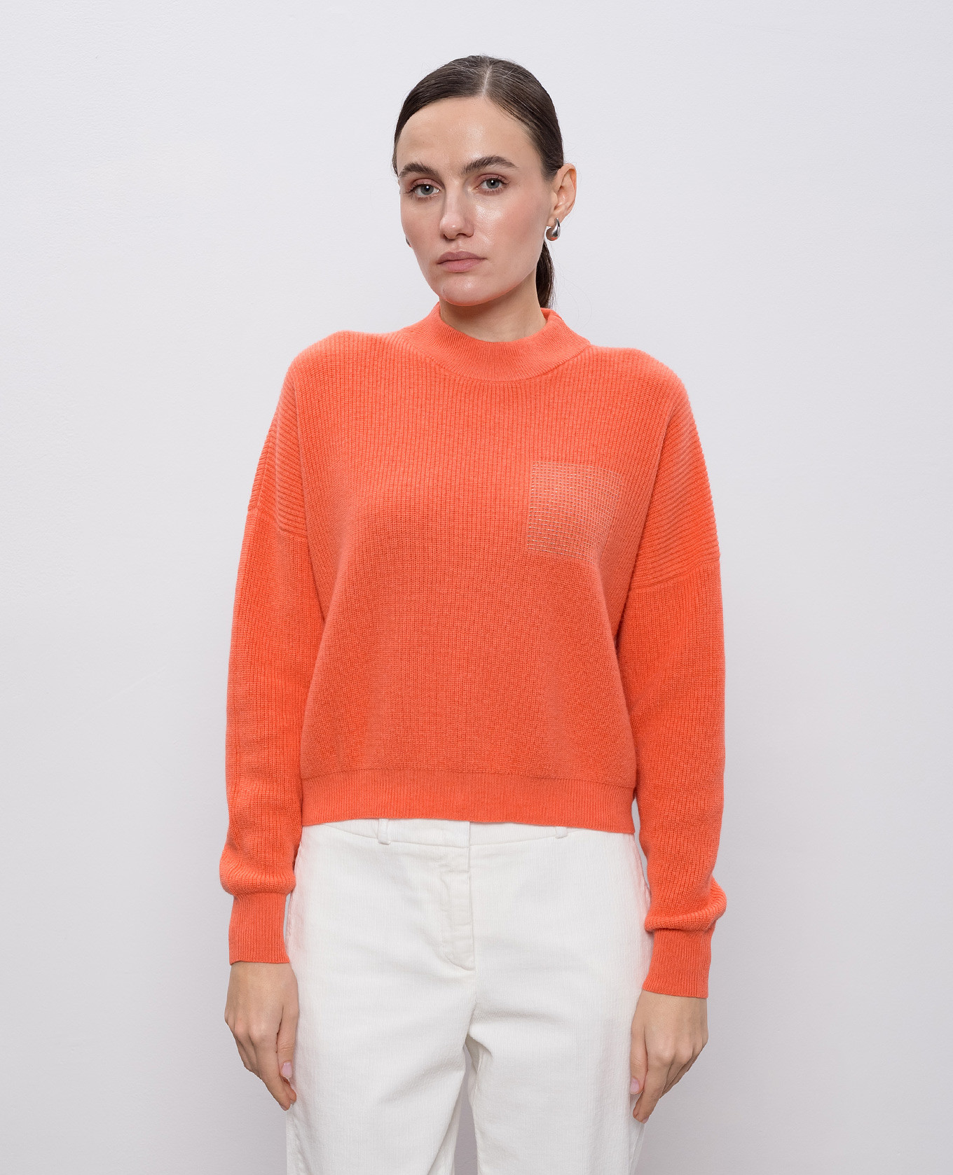 

Pink sweater made of wool, silk and cashmere Peserico