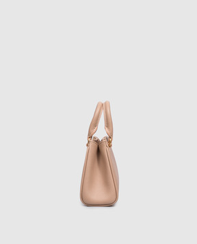 Valentino Beige VLogo mini leather bag 9W2P0BA9SNP