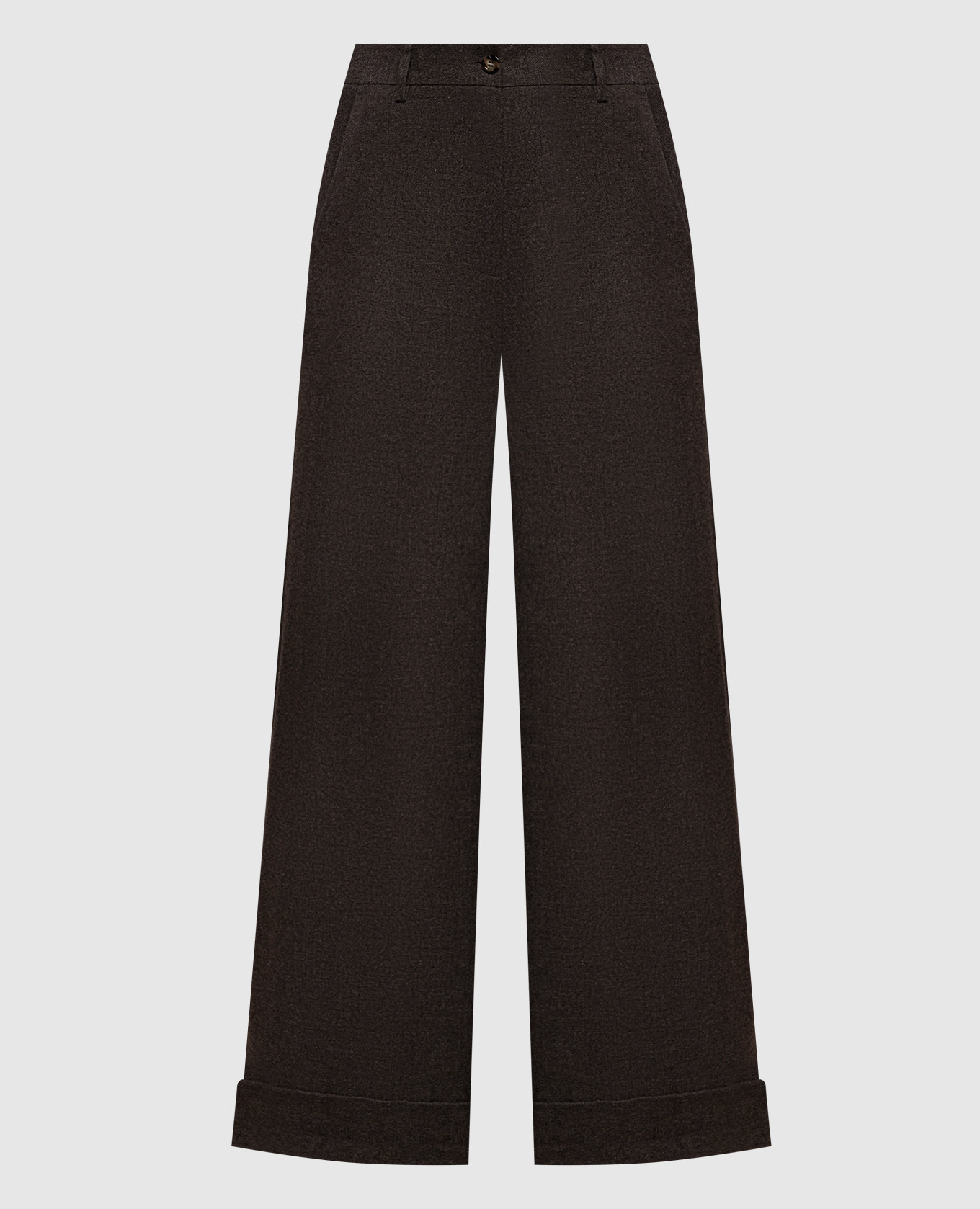 Brown wool pants