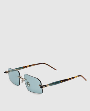 Kuboraum Silver Sunglasses P64 KRSP64LGGH00004E