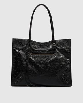 Balenciaga Black leather tote bag Le City 8469212ABEK