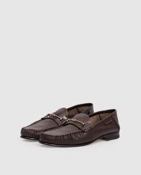 Tom Ford Brown leather loafers W3909LGO060P