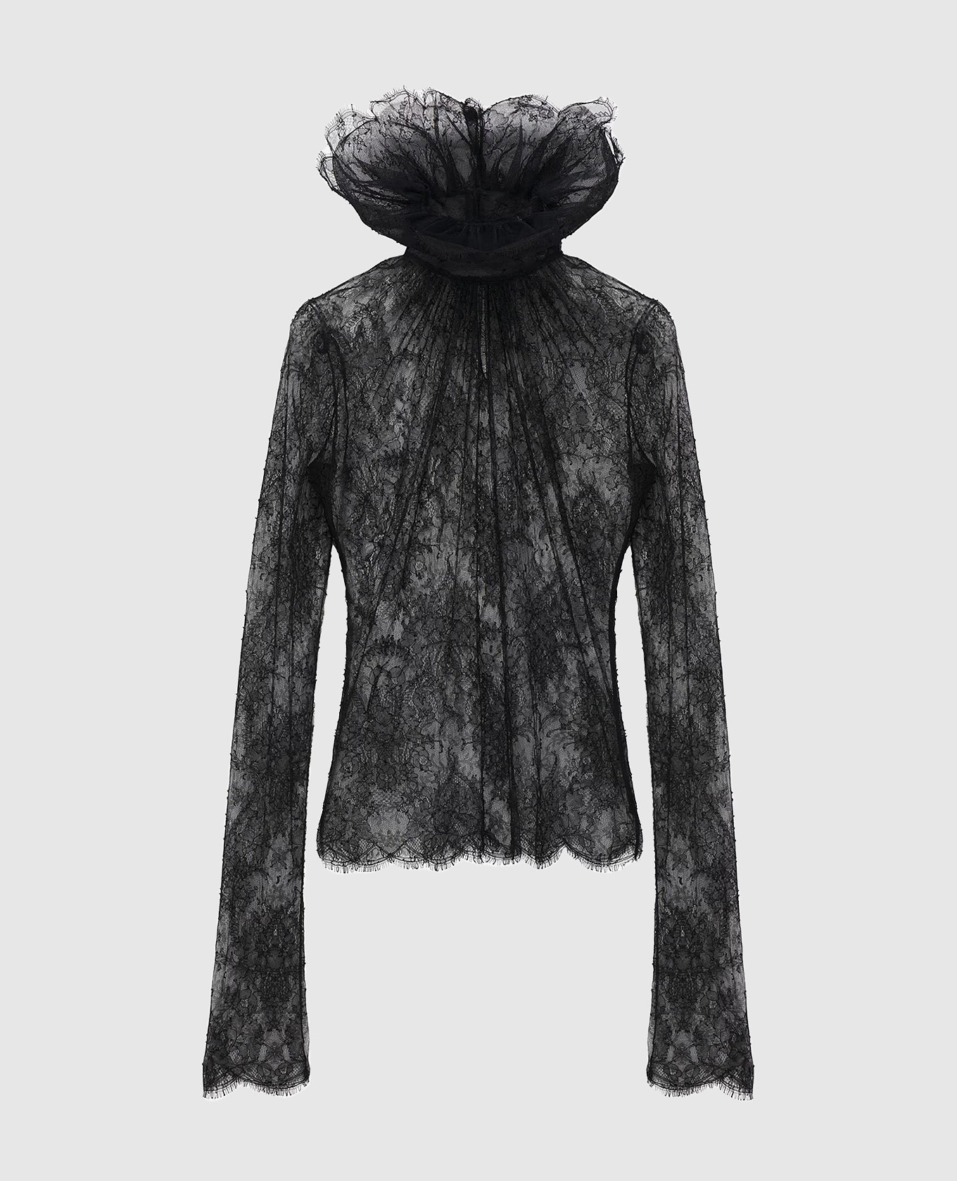 

Black lace blouse Alexander McQueen