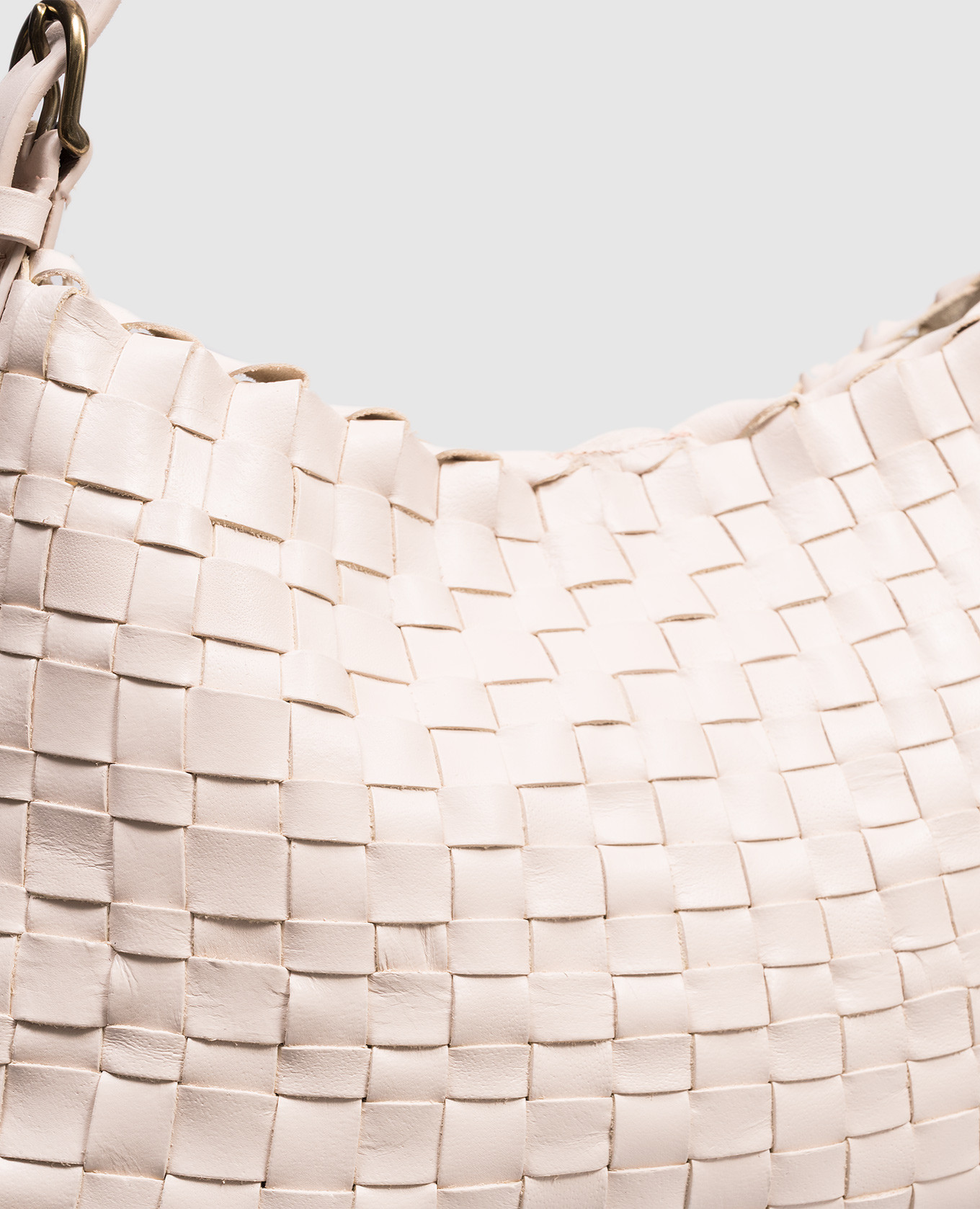 Pink Leather Woven Hobo Salvage Bag Dragon 4
