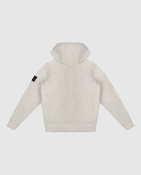 Stone Island Children's gray jacket with logo patch L1S164100001S0A2214
