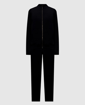 Stefano Ricci Black cashmere tracksuit W505023R31W26302P3D