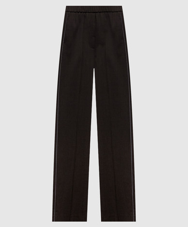 Brown wool pants