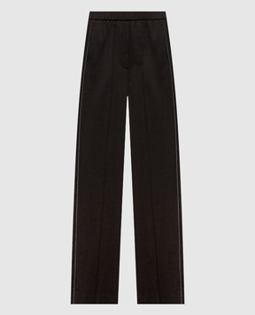 Peserico Brown wool pants P0493402660