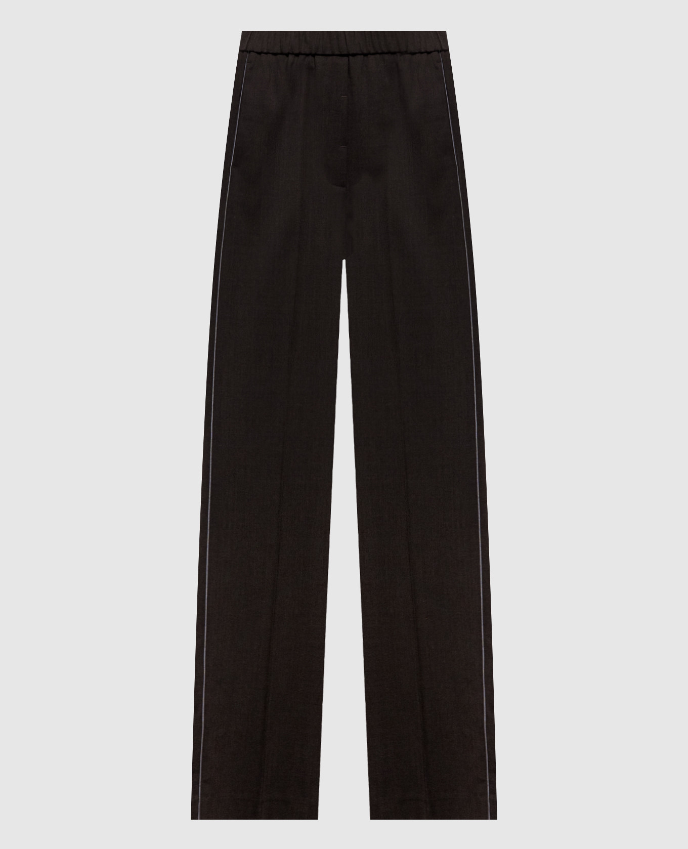 Brown wool pants
