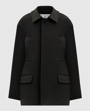 Ami Paris Gray wool coat FCO456WV0078