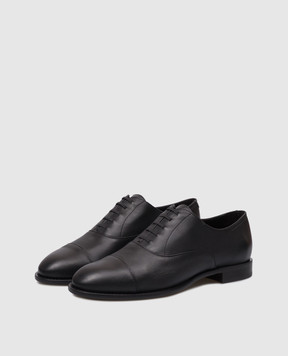 Stefano Ricci Black leather oxfords UC55CG6698NPS