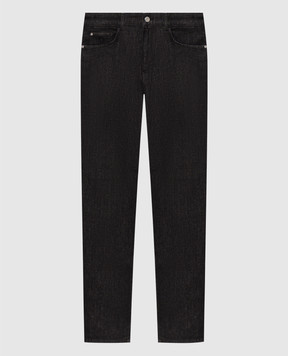 Trussardi Black jeans with a patch P407H704792NMJ370D70