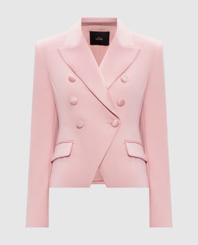 Twinset Pink double-breasted jacket 261AP2274