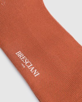 Bresciani Brown cotton socks MC014UN0006XX
