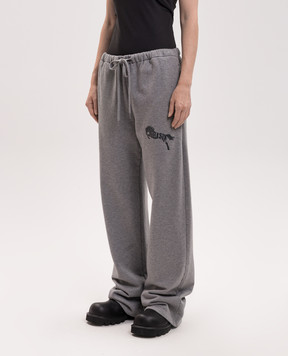 Maison Margiela MM6 Grey printed sweatpants S62KB0273S25337