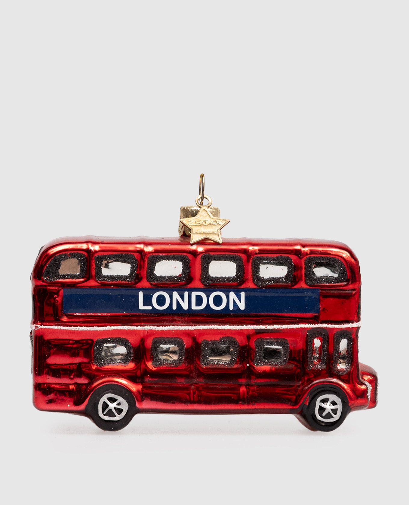 

Christmas tree toy London Bus Vondels, Red