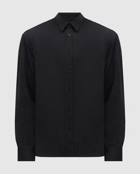 Tom Ford Black shirt with silk JBL014JMS026