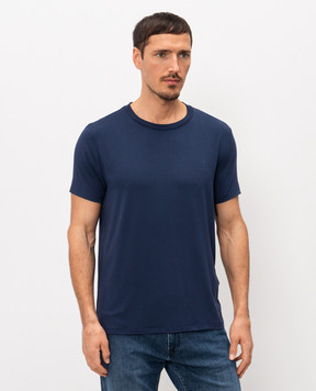 Trussardi Blue t-shirt with logo print G0548000118NMTS09J03