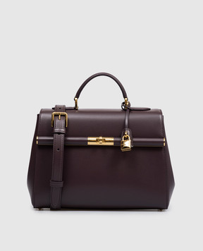 Dolce&Gabbana Marlene purple leather satchel bag BB7932A3G19