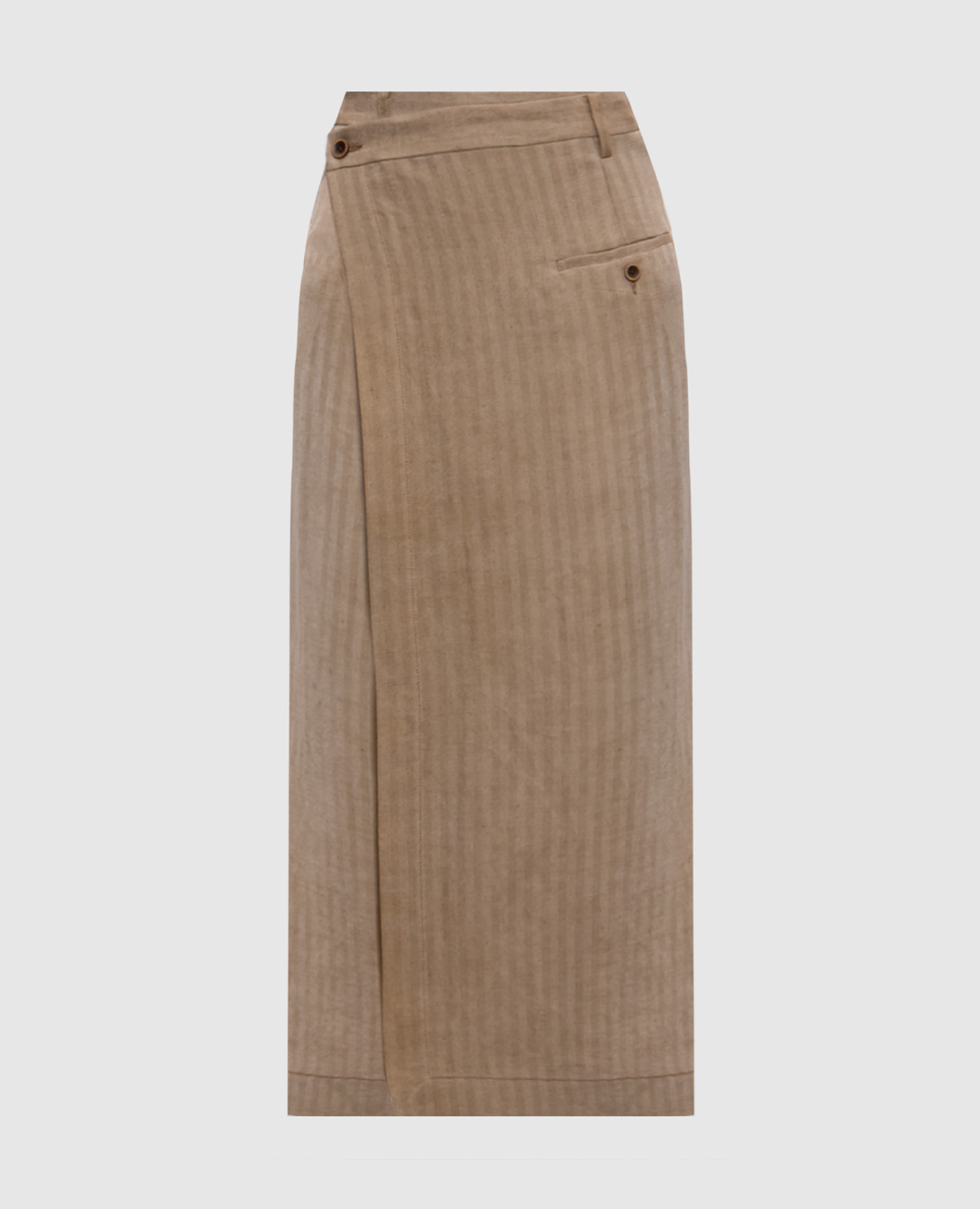 

Beige Grace skirt with linen UMA WANG