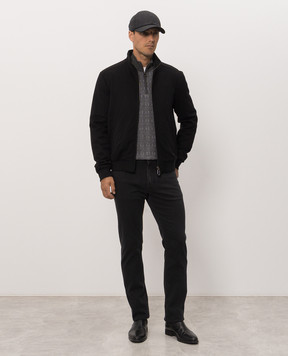 Stefano Ricci Gray wool, cashmere and silk jumper KE04004L01E26361