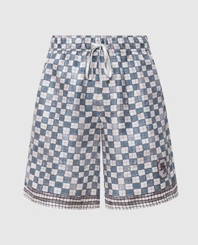 AMIRI Checked silk shorts AMBMSO1037