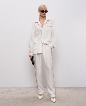 Tom Ford White silk pants PAW682FAX1717