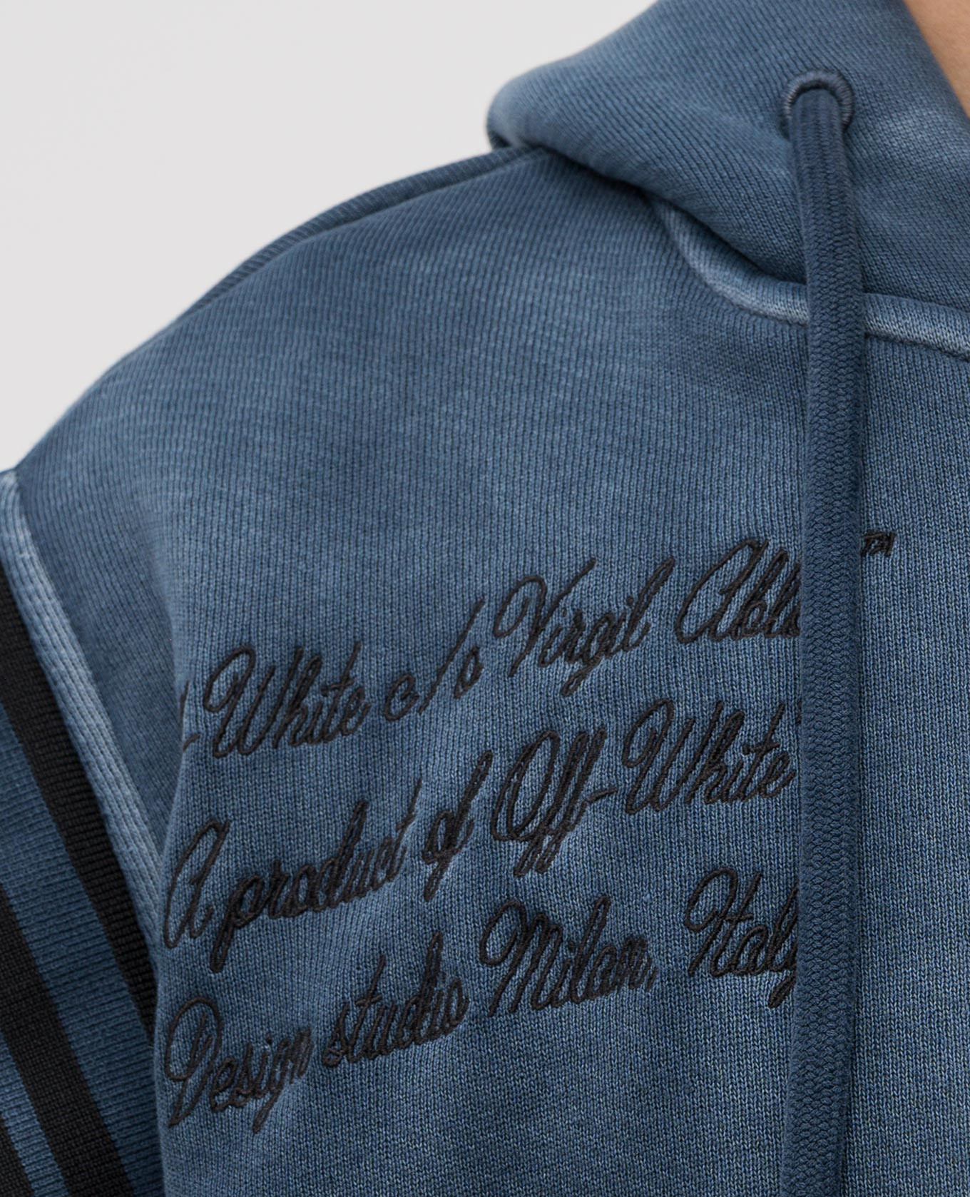 

Blue sports jacket with logo Off-White