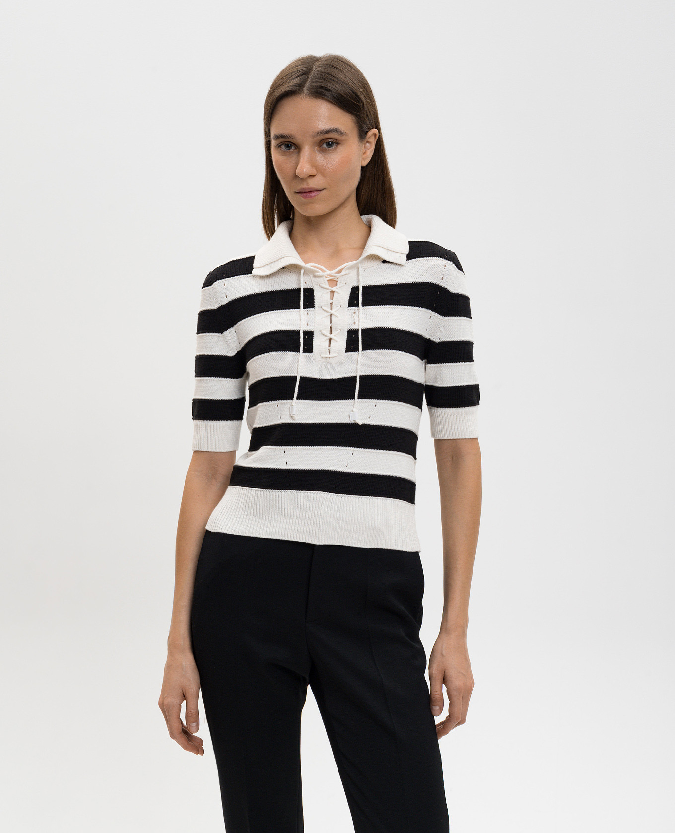 White striped top Ermanno Scervino 3