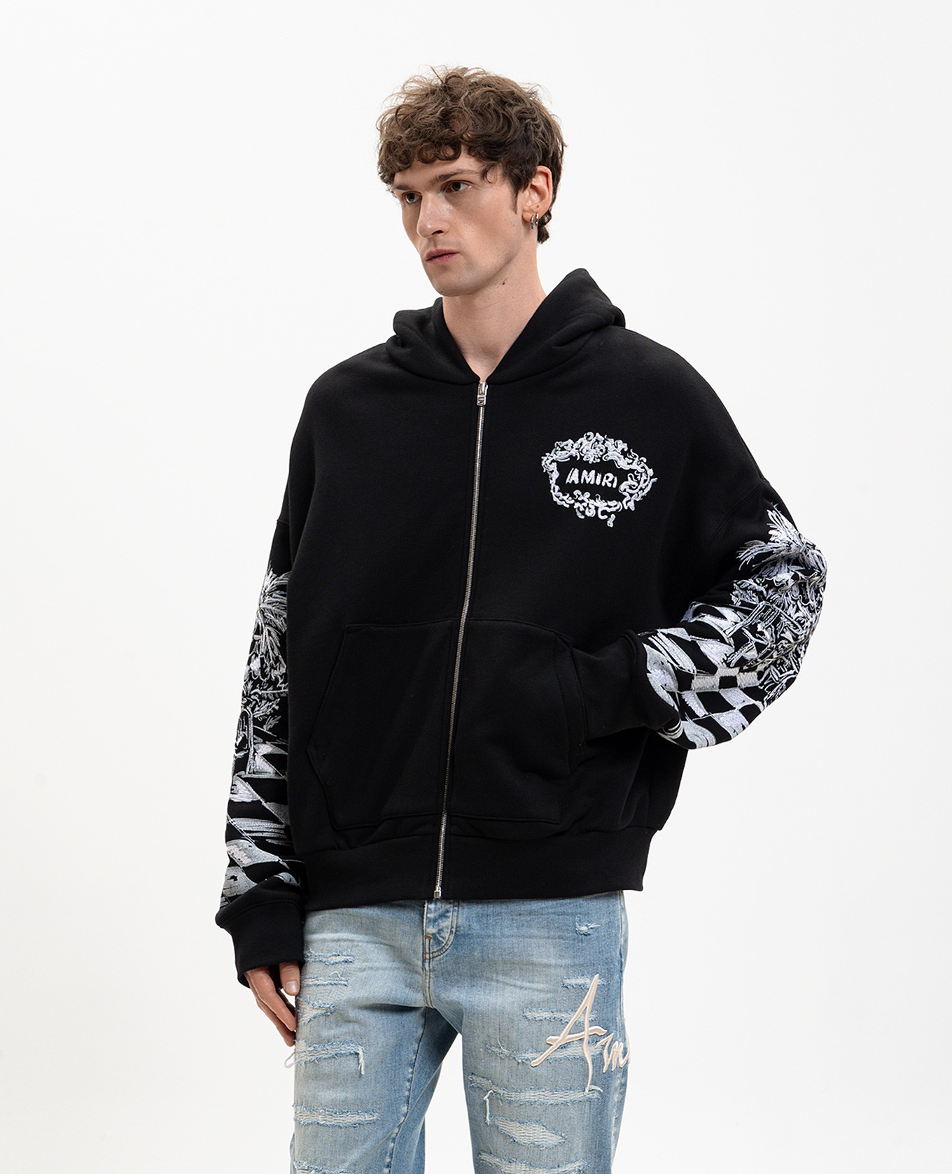 

Black CHATEAU SKETCH sports jacket AMIRI