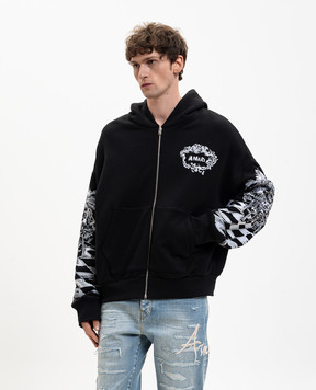 AMIRI Black CHATEAU SKETCH sports jacket AMTOJR1099